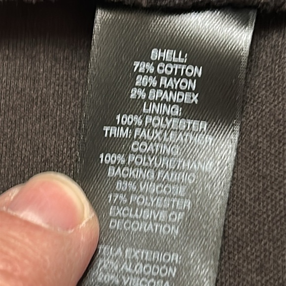 WHITE HOUSE BLACK MARKET MOTO STYLE JACKET SIZE MEDIUM - Picture 15 of 15